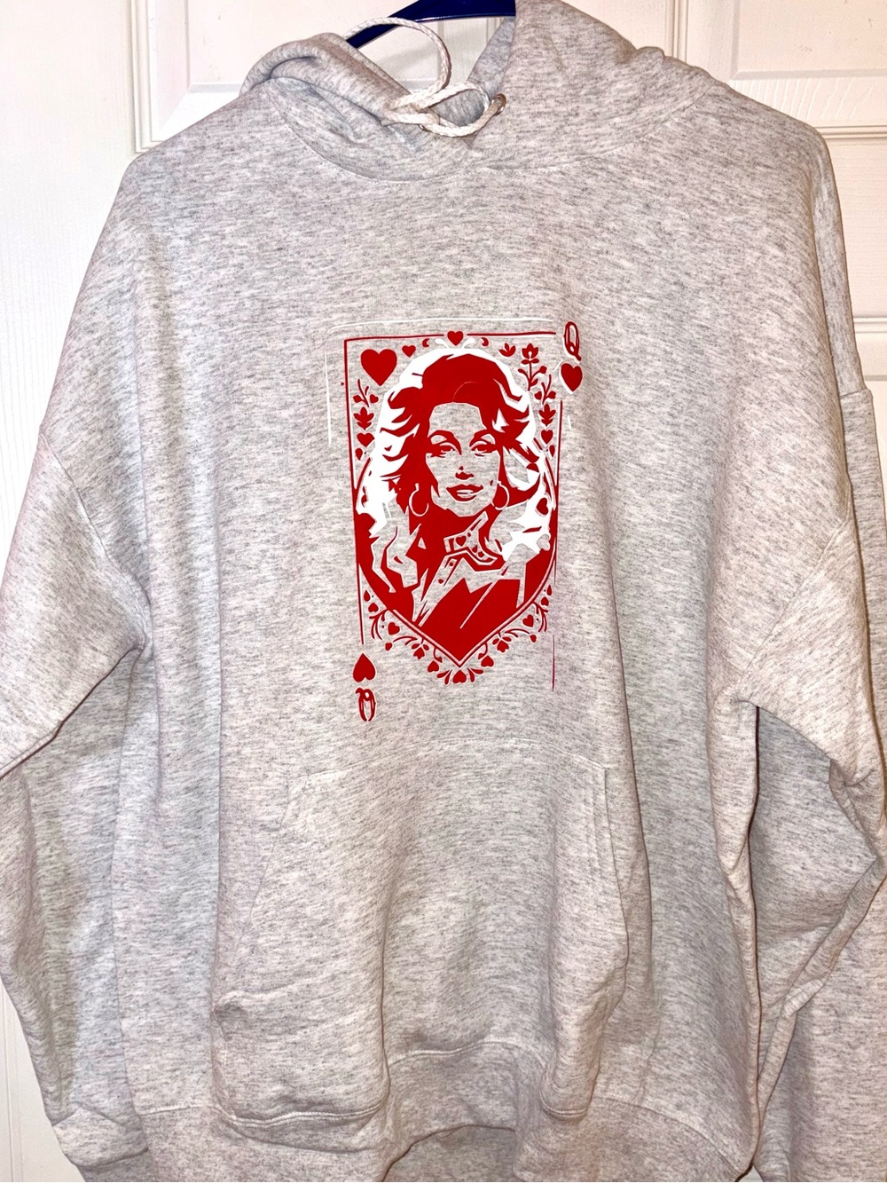 Dolly Parton Queen of hearts hooded sweatshirt